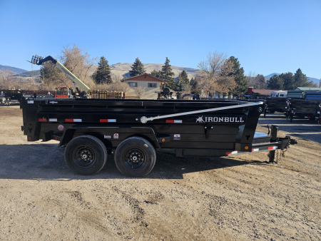 New 2026 Iron Bull 7x14 15k Dump Trailer w/Pro Tarp