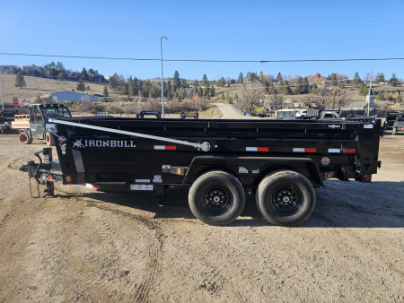 New 2026 Iron Bull 7x14 15k Dump Trailer w/Pro Tarp
