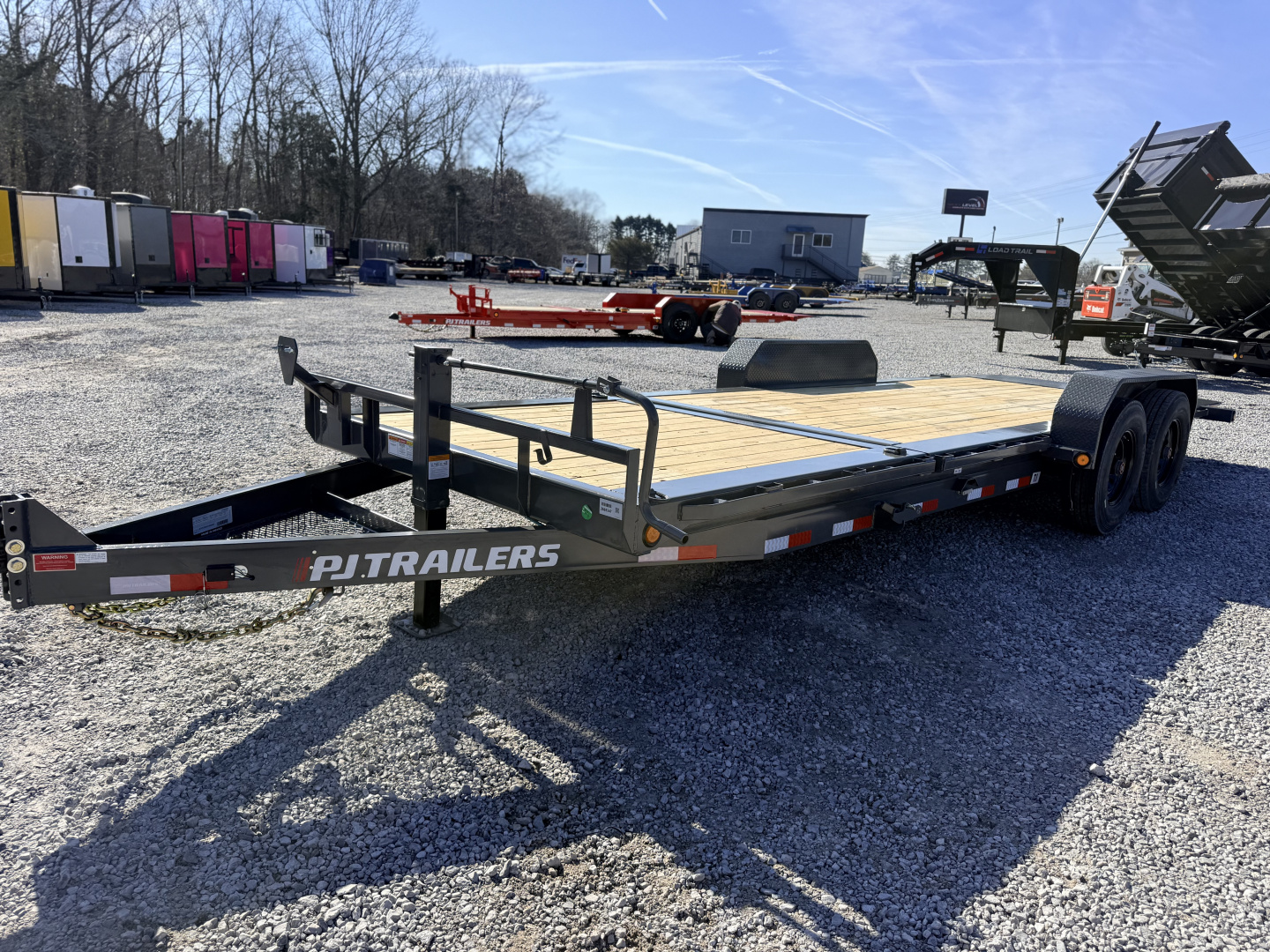 New 2026 PJ Trailers 7X22 GRAVITY TILT 16K GVWR Equipment Trailer