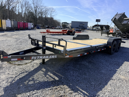 New 2026 PJ Trailers 7X22 GRAVITY TILT 16K GVWR Equipment Trailer