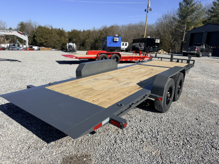 New 2026 PJ Trailers 7X22 GRAVITY TILT 16K GVWR Equipment Trailer