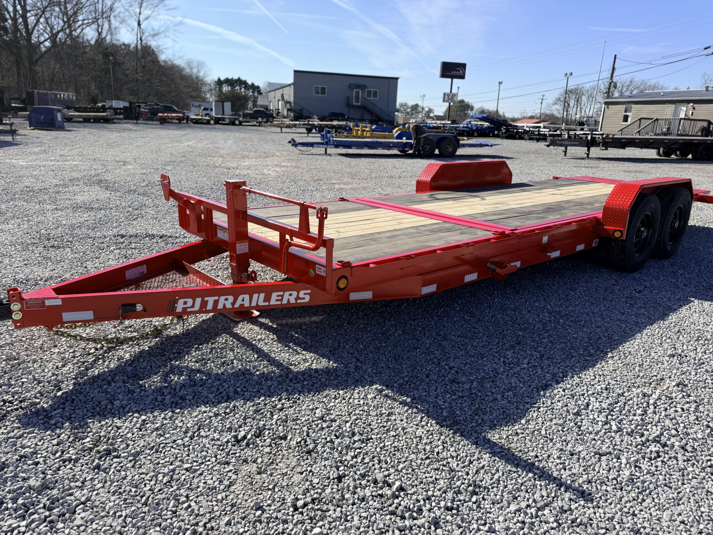 New 2026 PJ Trailers 7X22 GRAVITY TILT 14K GVWR Equipment Trailer
