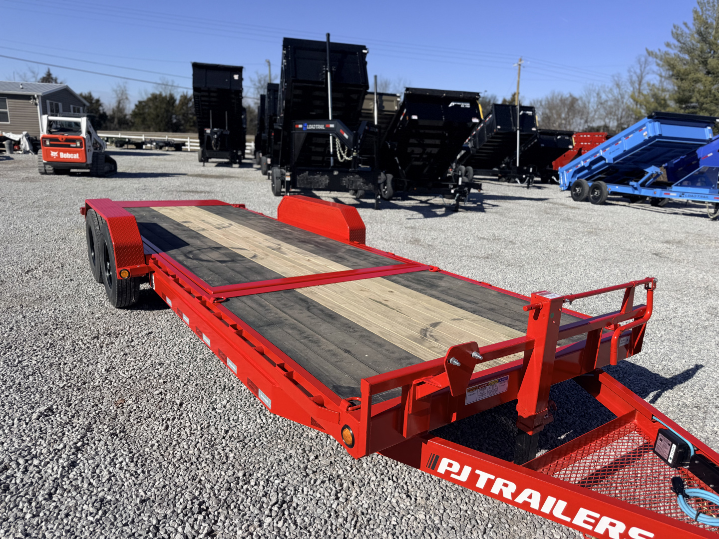 New 2026 PJ Trailers 7X22 GRAVITY TILT 14K GVWR Equipment Trailer