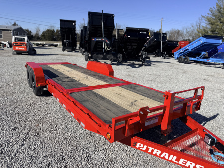 New 2026 PJ Trailers 7X22 GRAVITY TILT 14K GVWR Equipment Trailer