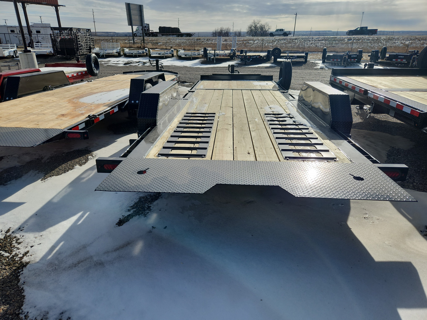 New 2026 Midsota TB22 WITH 8KS TILT Equipment Trailer