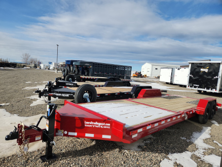 New 2026 Midsota 24' BP FLATBED TILT Equipment Trailer