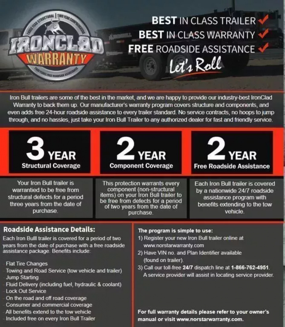 New 2026 Iron Bull 25' 24k Deckover Gooseneck Trailer