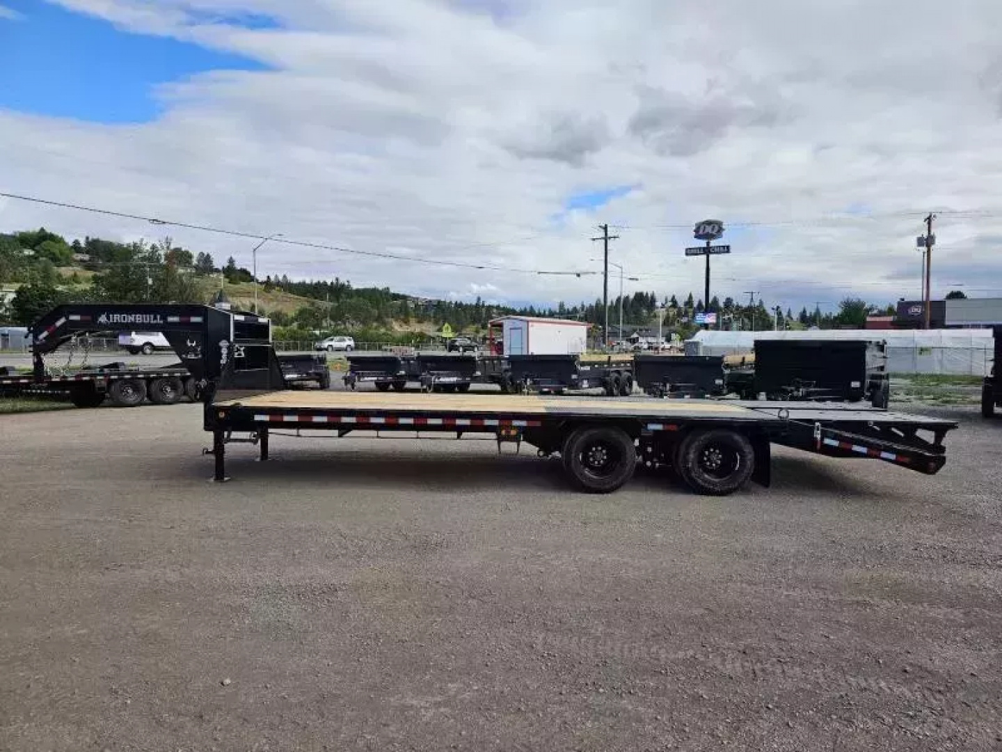 New 2026 Iron Bull 25' 24k Deckover Gooseneck Trailer