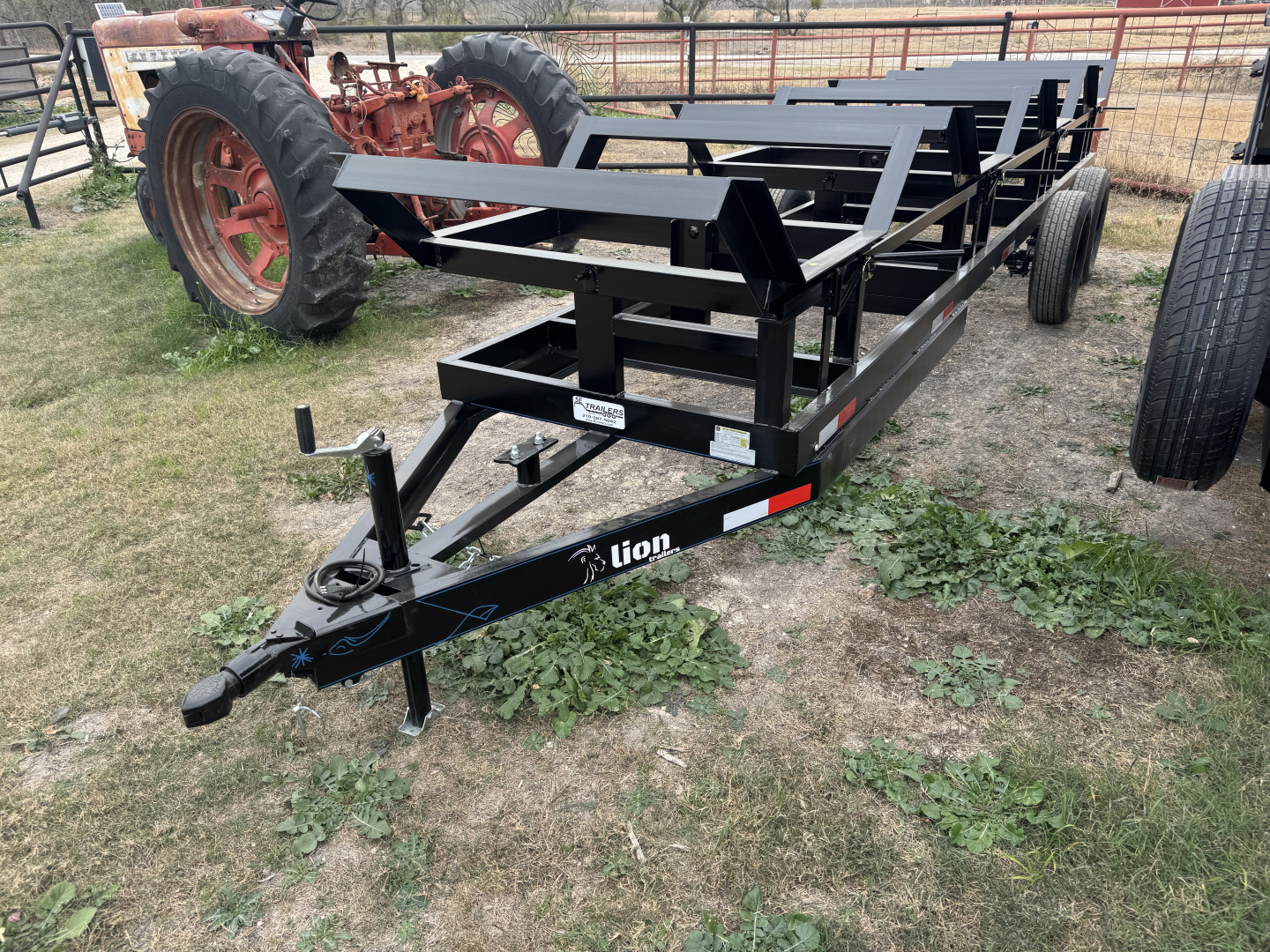 New 2026 Lion Trailers 4-BALE Hay Trailer