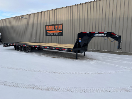 New 2026 Diamond C Trailers 32' FMAX212MR Gooseneck Flatbed Trailer