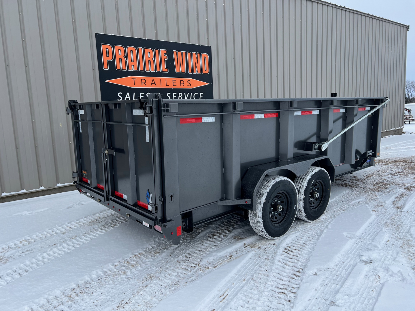 New 2026 Diamond C Trailers 14' LPT207 Telescopic High Side Dump Trailer