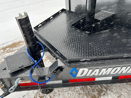 New 2026 Diamond C Trailers 14' LPT207 Telescopic High Side Dump Trailer