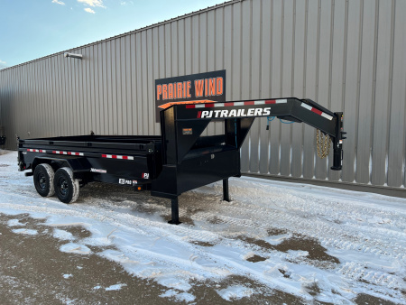New 2026 PJ Trailers 16' DL Gooseneck Dump Trailer
