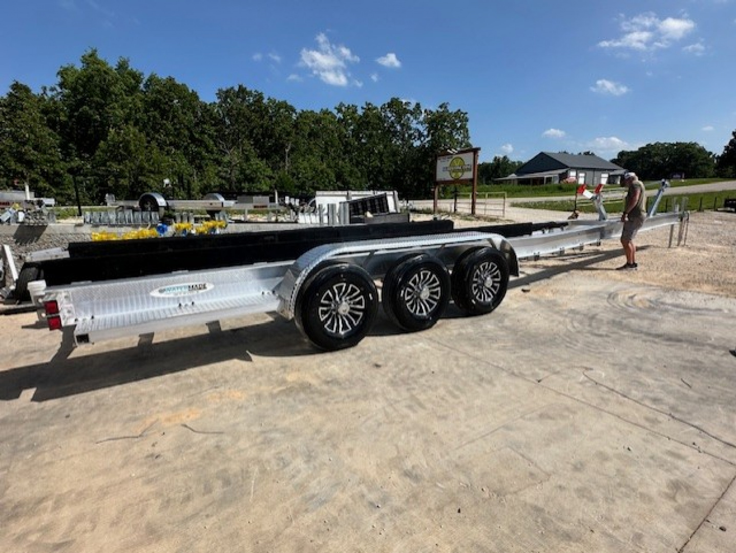 New 2026 WaterMade Boat Trailers WM40-42 24K Torsion Power Boat
