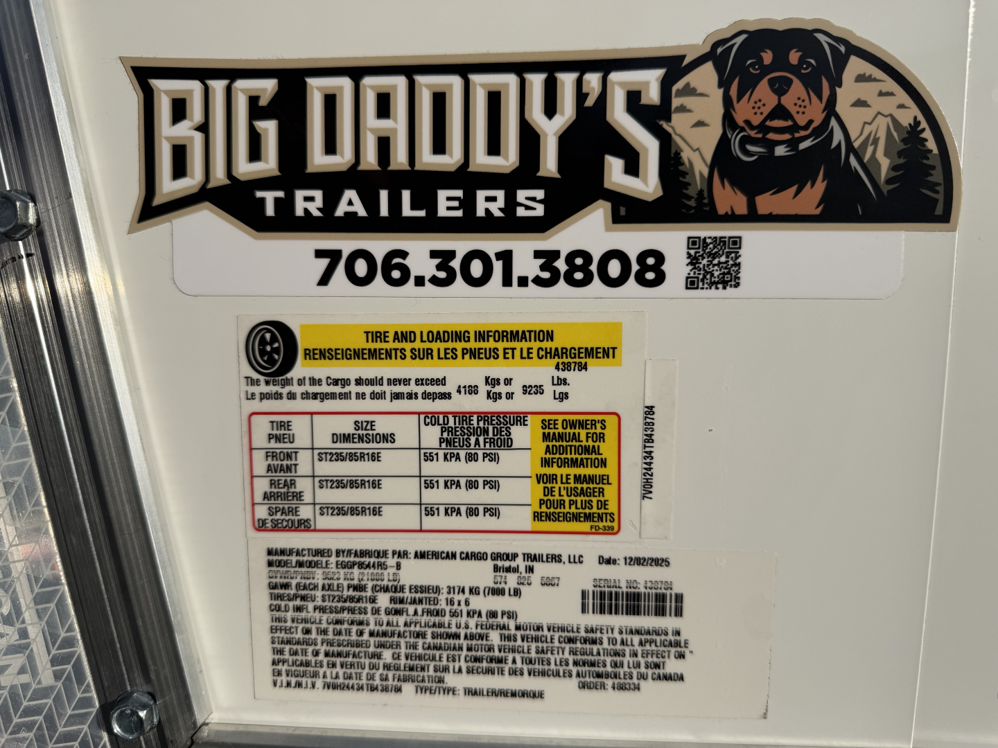 New 2026 Haulmark 44 Gooseneck Bathroom, Black PolyCor, 21K GVWR, Air Prep, Awning, A/C, Landing Light PKG, Hyd. Tongue Jack