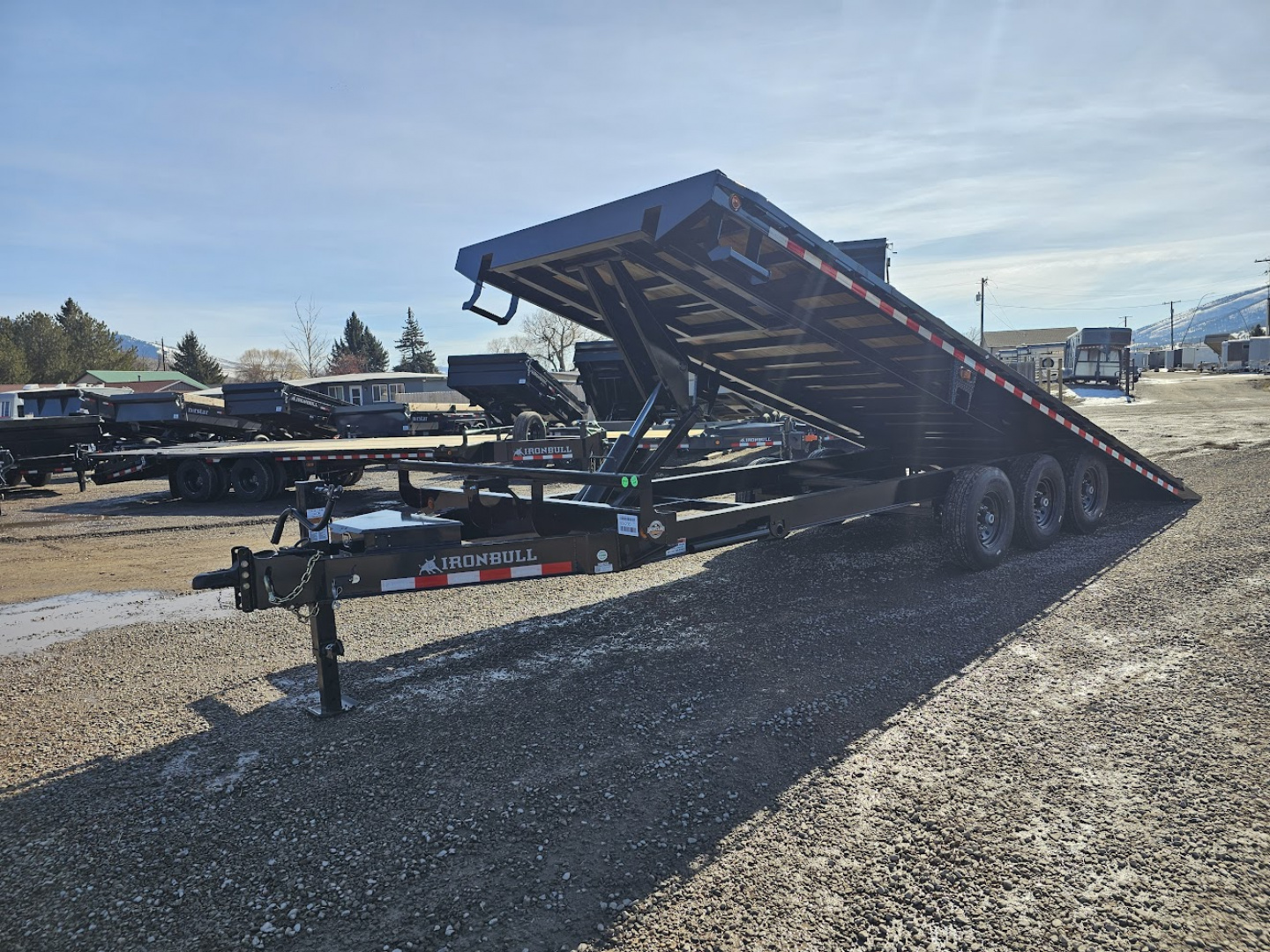 New 2026 Iron Bull 102"x26' 21K Deckover Tilt Trailer