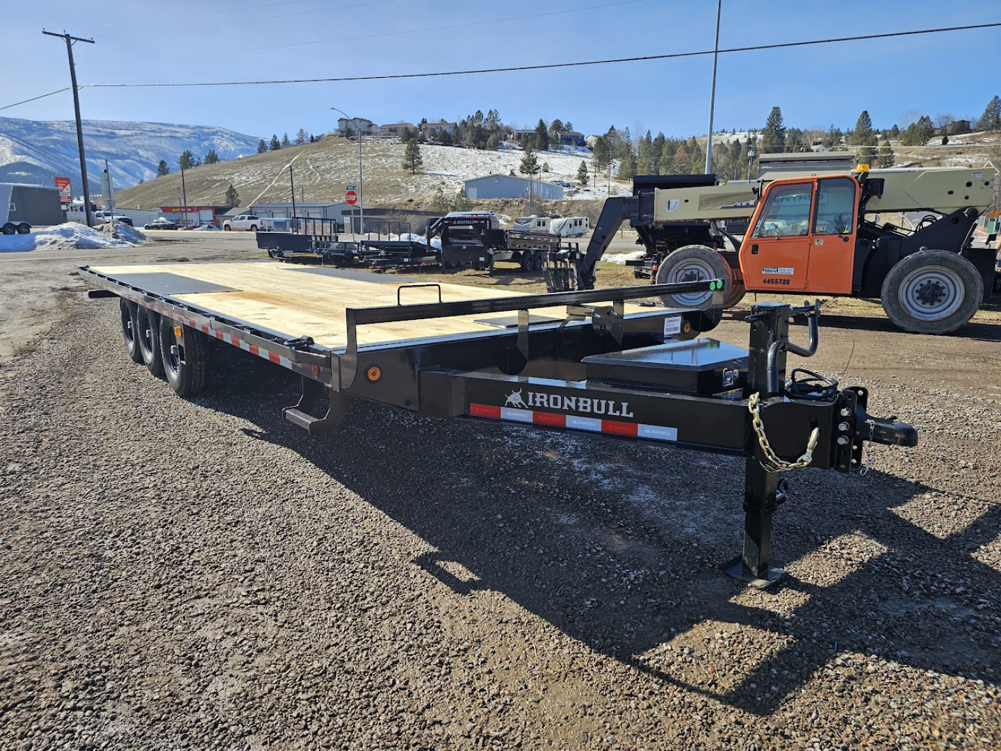 New 2026 Iron Bull 102"x26' 21K Deckover Tilt Trailer
