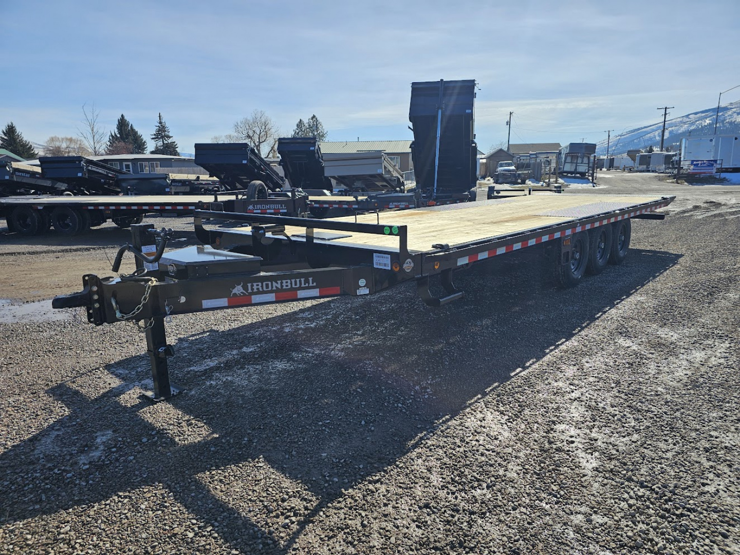 New 2026 Iron Bull 102"x26' 21K Deckover Tilt Trailer