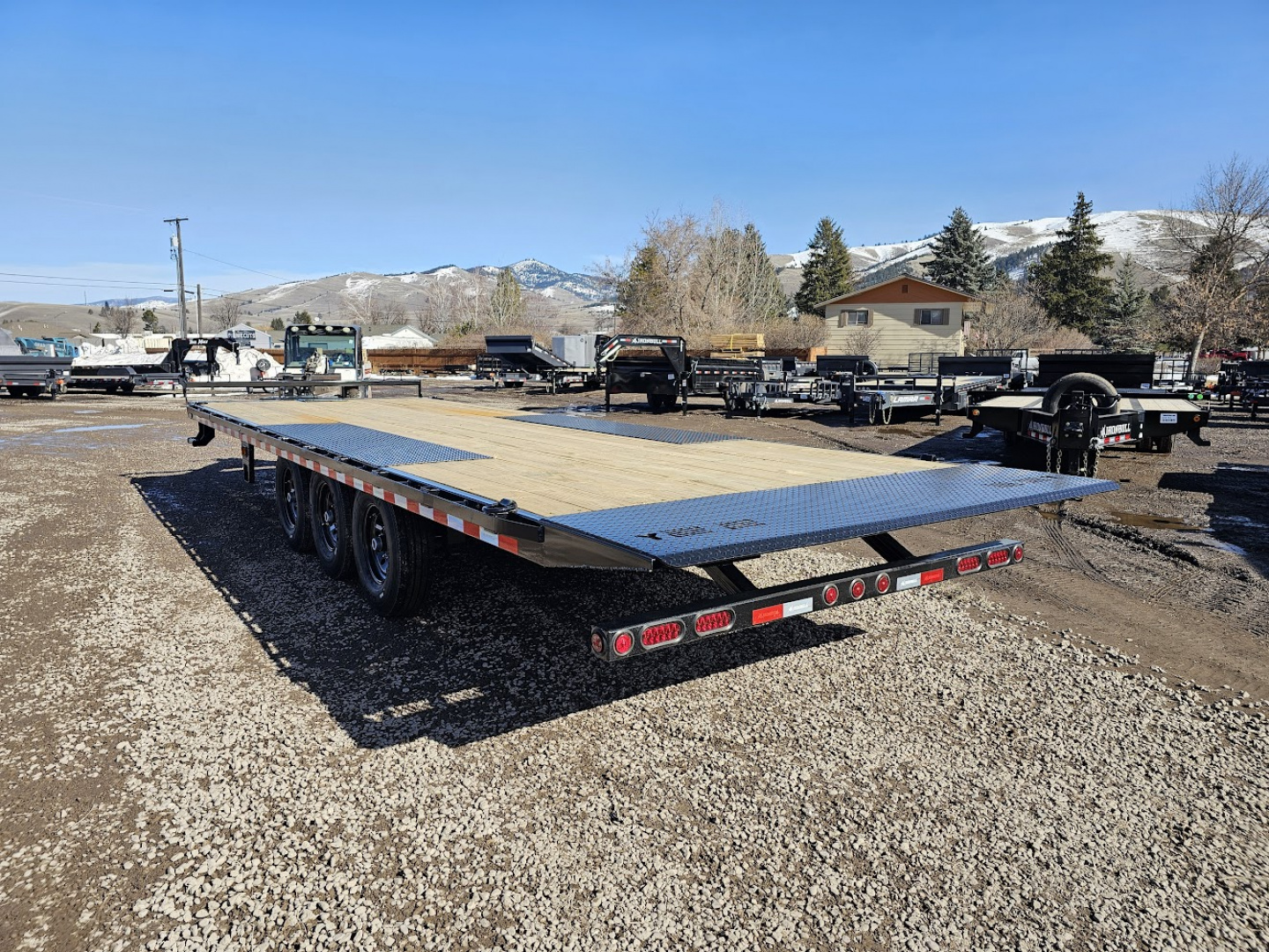 New 2026 Iron Bull 102"x26' 21K Deckover Tilt Trailer