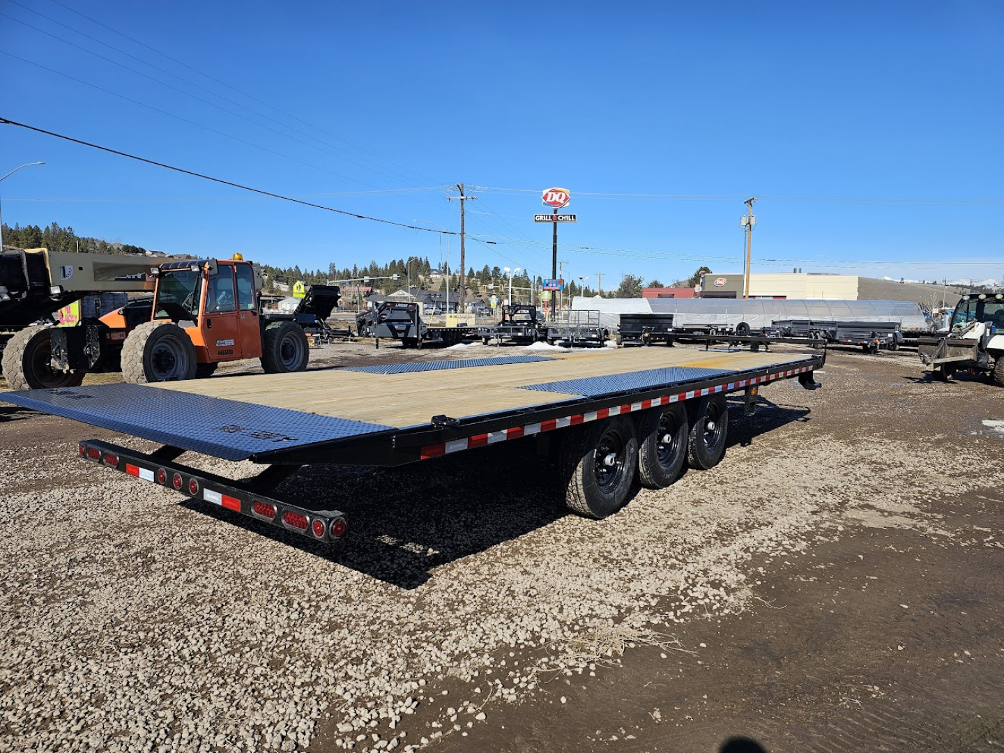 New 2026 Iron Bull 102"x26' 21K Deckover Tilt Trailer