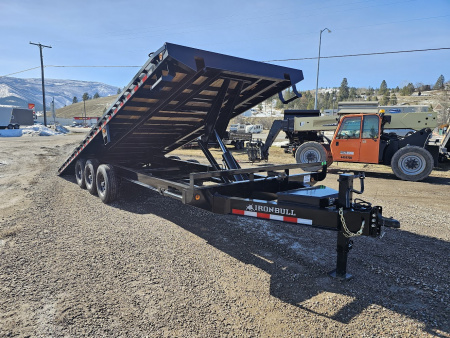 New 2026 Iron Bull 102 x26' 21K Deckover Tilt Trailer