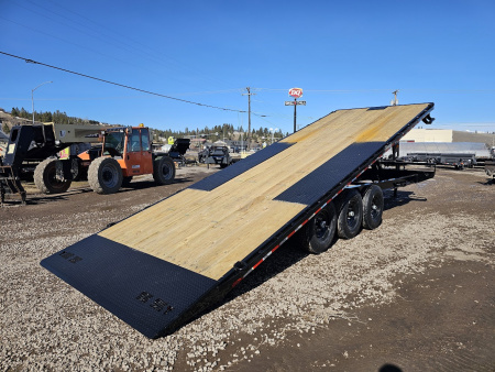 New 2026 Iron Bull 102"x26' 21K Deckover Tilt Trailer