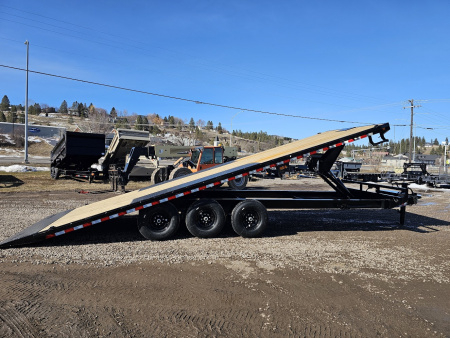 New 2026 Iron Bull 102"x26' 21K Deckover Tilt Trailer