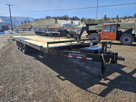 New 2026 Iron Bull 102"x26' 21K Deckover Tilt Trailer