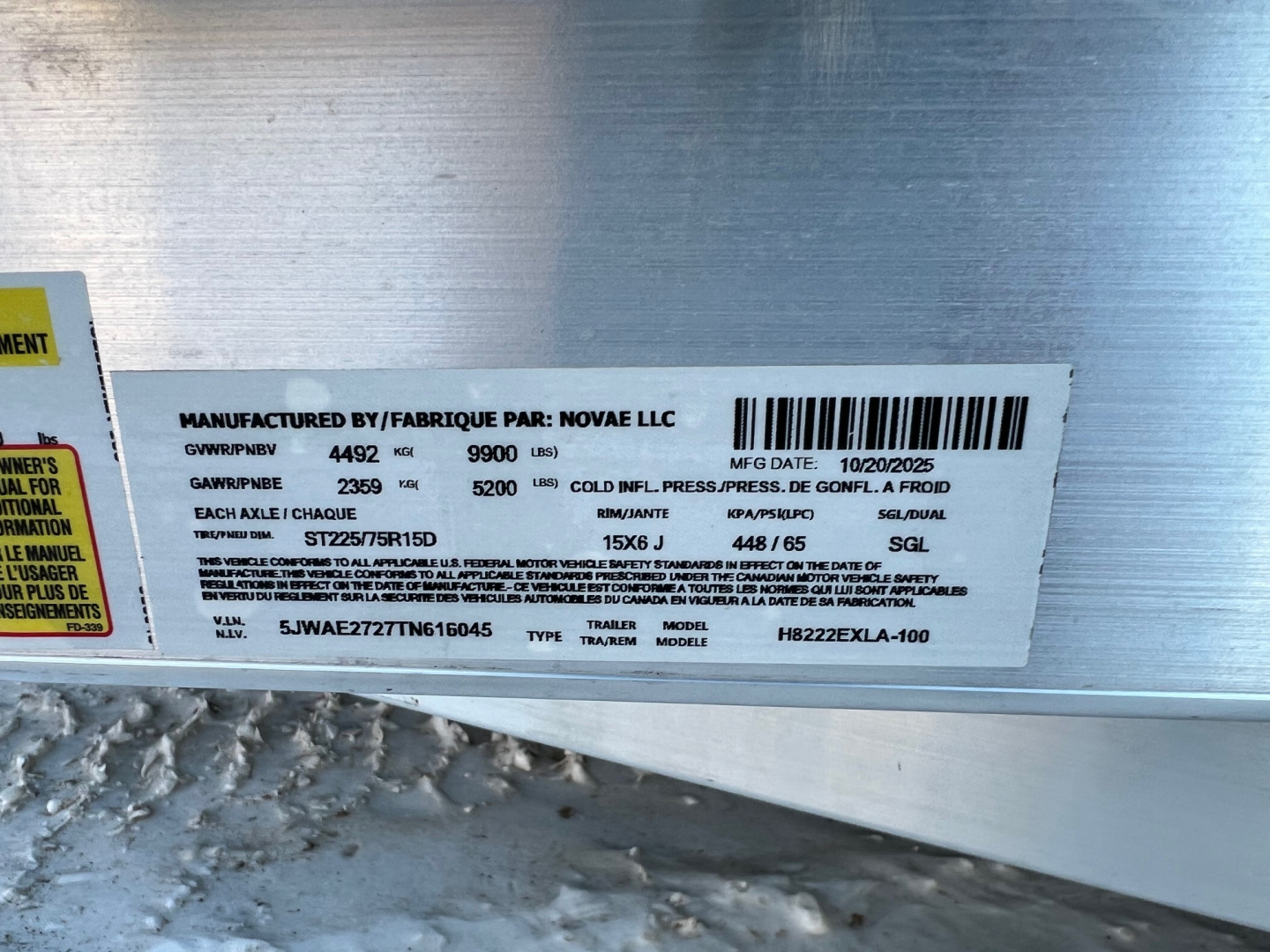 New 2026 H&H Trailers 22' Aluminum Low Profile Speed Loader Tilt Trailer