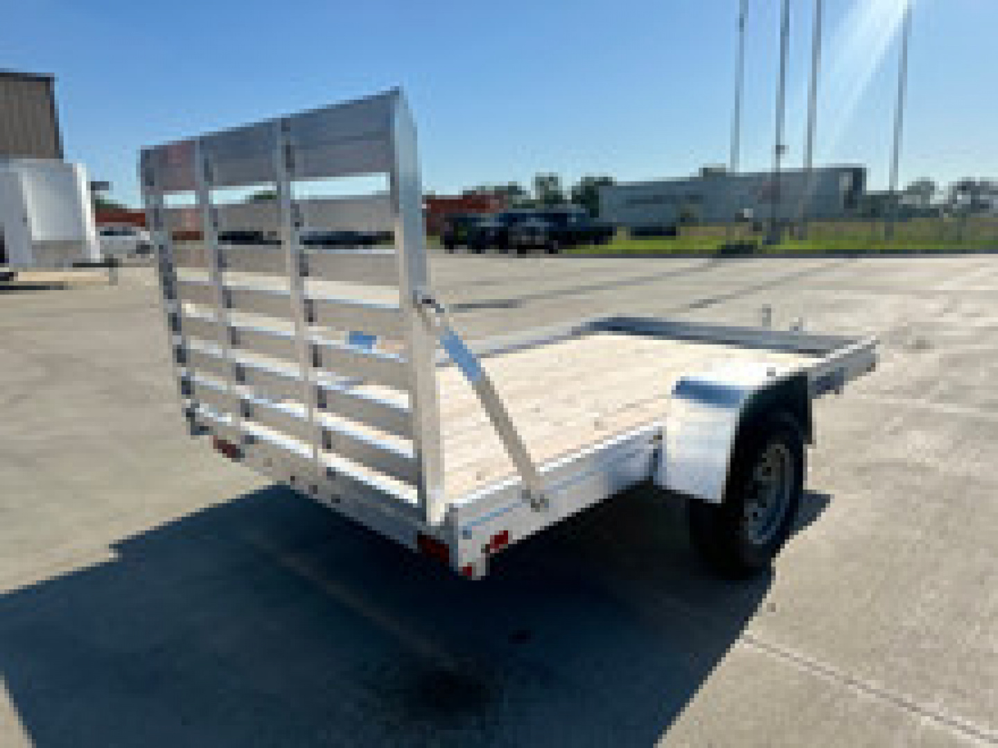 New 2025 Aluma 6810 ESW STG Utility Trailer