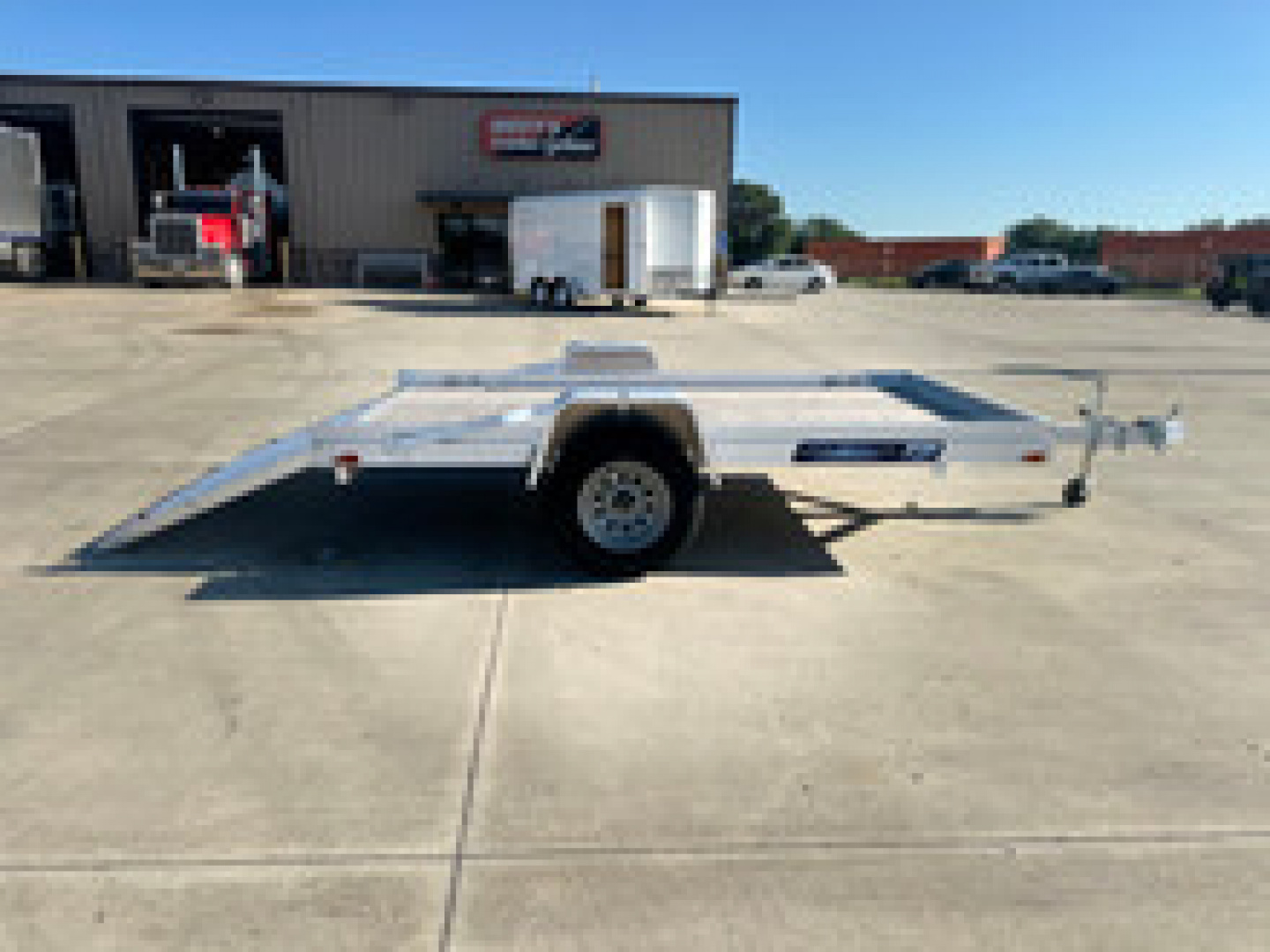 New 2025 Aluma 6810 ESW STG Utility Trailer