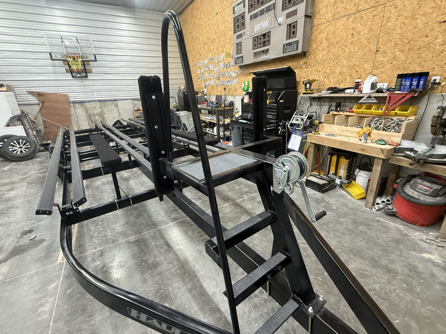 New 2026 Haul-Rite Trailers FS28TRI-10.5 Tritoon Pontoon Boat