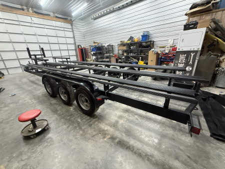 New 2026 Haul-Rite Trailers FS28TRI-10.5 Tritoon Pontoon Boat