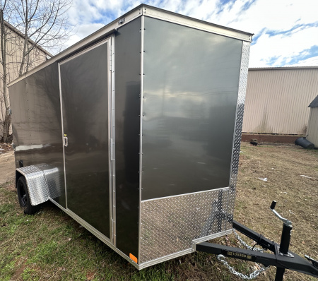 New 2025 Covered Wagon Trailers 7x14/ tA/ gry Cargo / Enclosed Trailer