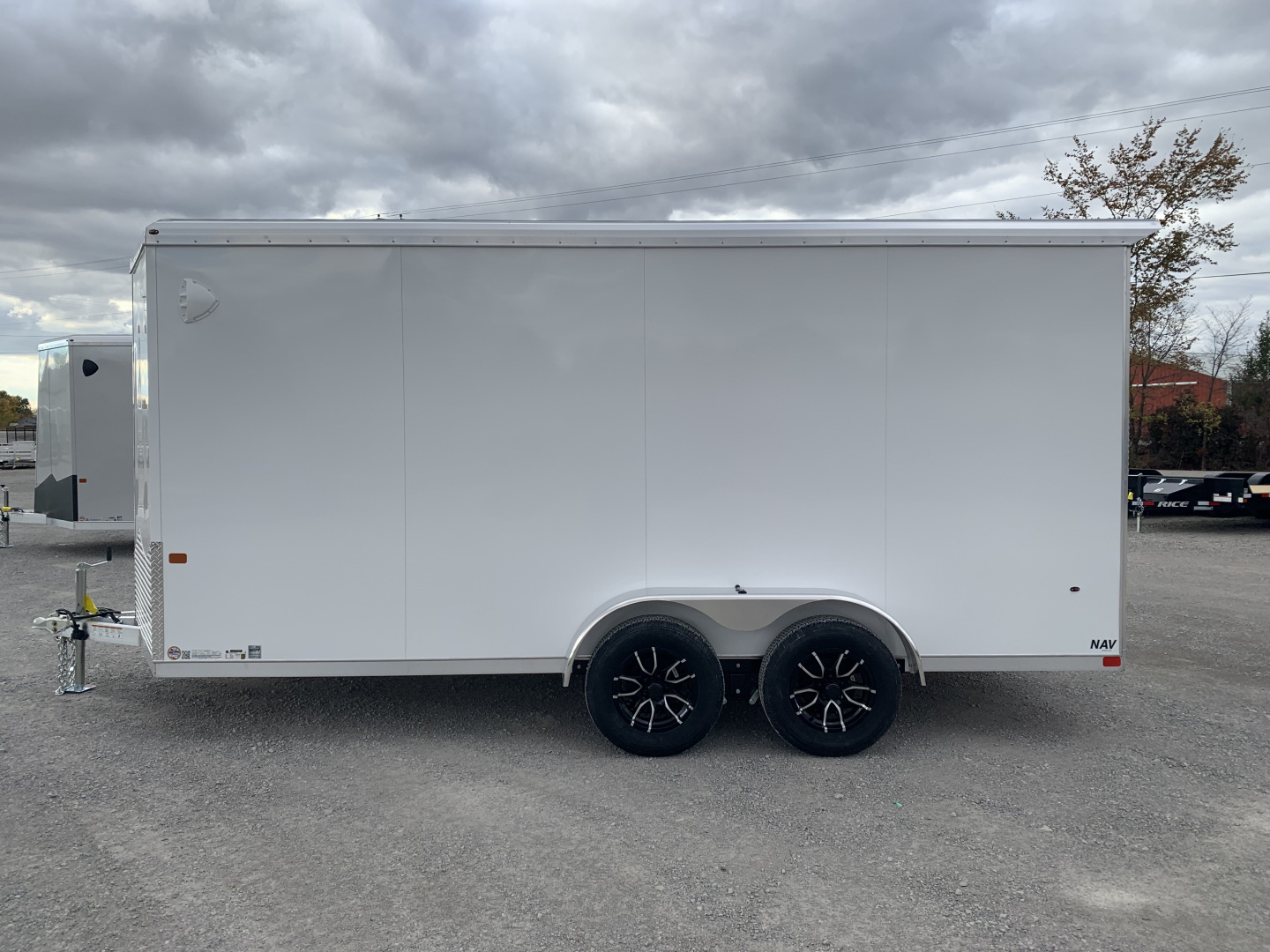 New 2026 NEO TRAILERS NAV167TR6 (7' x 16') 7K V-Nose Cargo / Enclosed Trailer