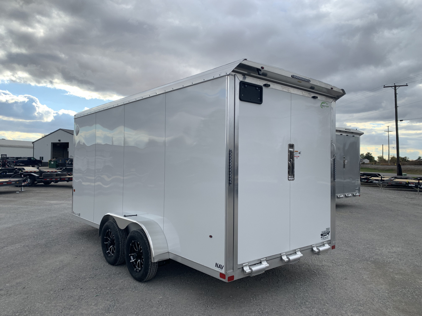 New 2026 NEO TRAILERS NAV167TR6 (7' x 16') 7K V-Nose Cargo / Enclosed Trailer