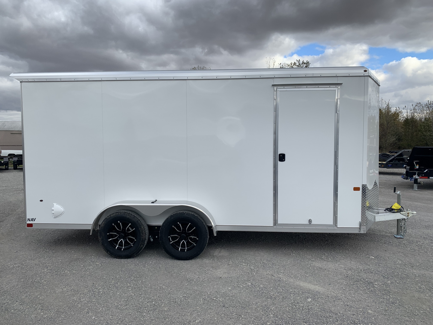 New 2026 NEO TRAILERS NAV167TR6 (7' x 16') 7K V-Nose Cargo / Enclosed Trailer