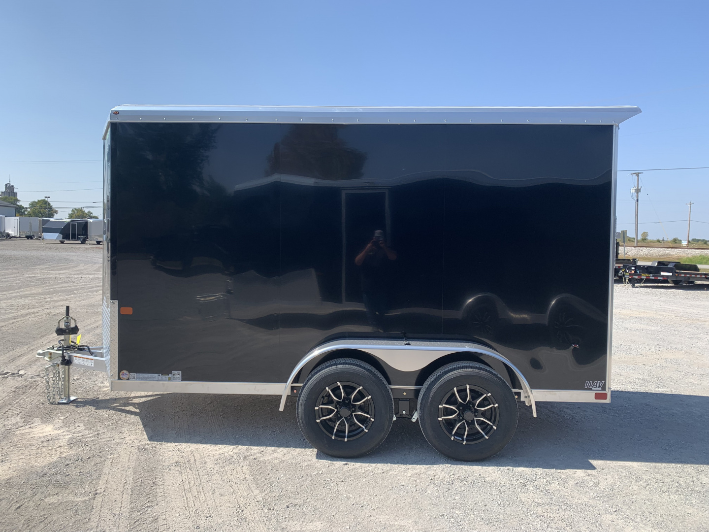 New 2026 NEO Trailers NAV126TR6 (6' X 12') 7K V-Nose Cargo / Enclosed Trailer