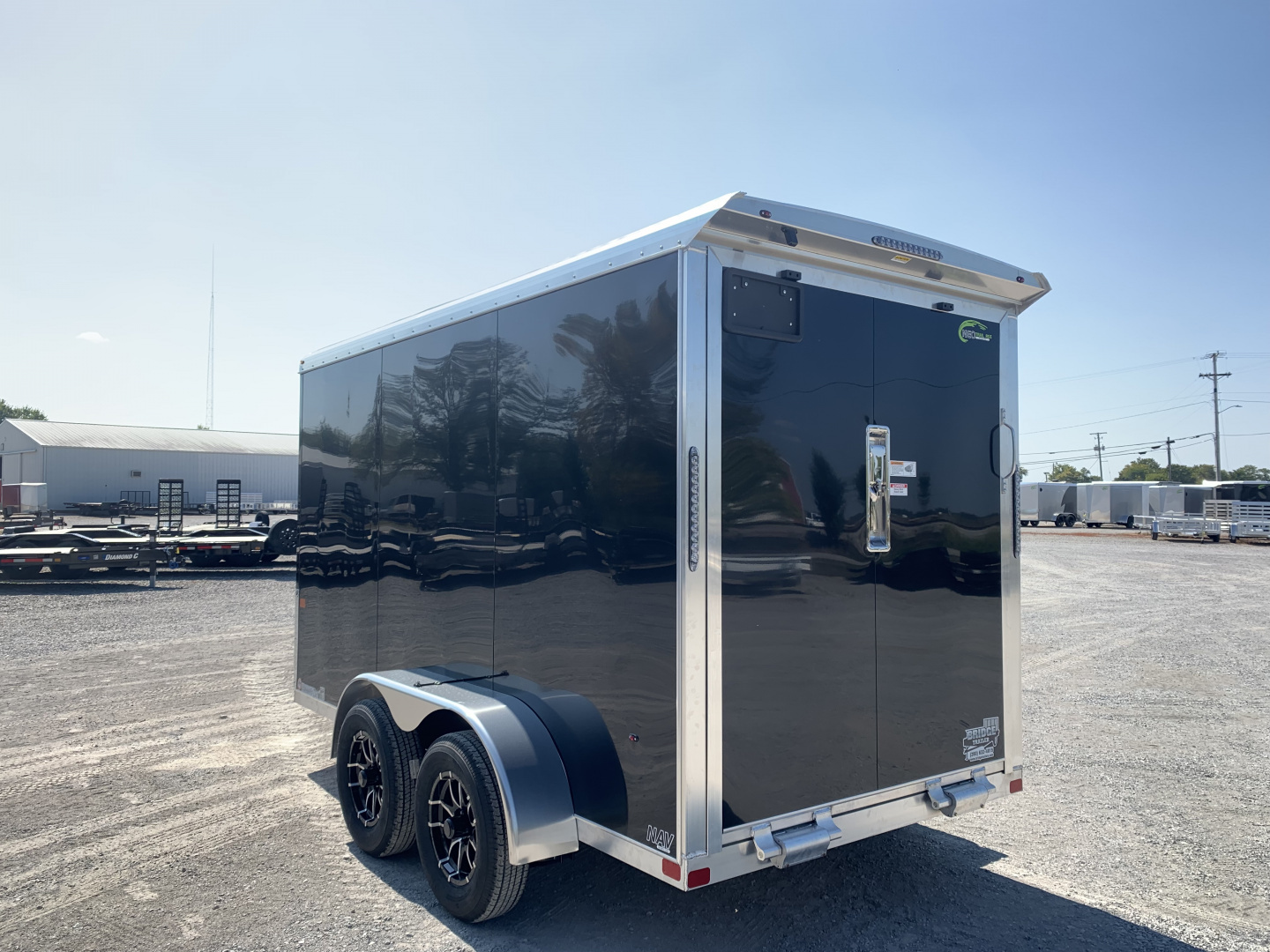 New 2026 NEO Trailers NAV126TR6 (6' X 12') 7K V-Nose Cargo / Enclosed Trailer