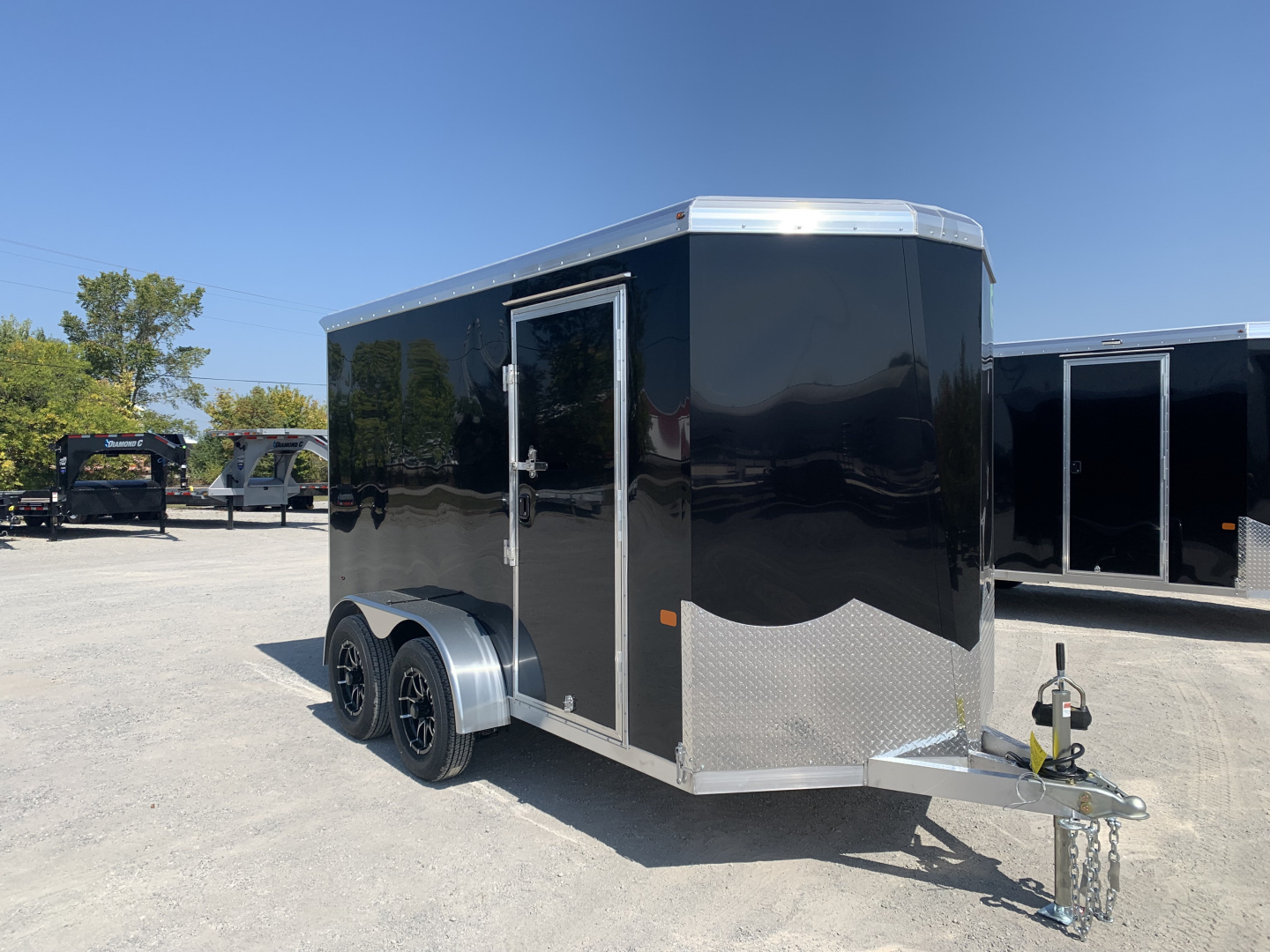 New 2026 NEO Trailers NAV126TR6 (6' X 12') 7K V-Nose Cargo / Enclosed Trailer