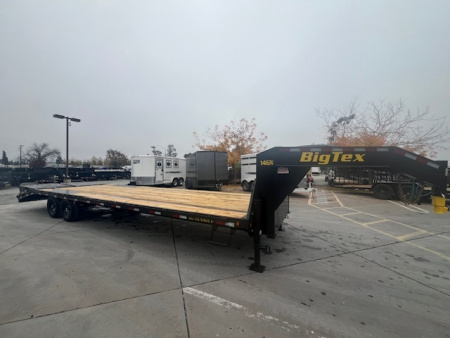 New 2026 Big Tex Trailers 14GN-30D5A-MR Flatbed Trailer