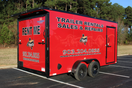 New 2026 True Blue 7X18 Cargo / Enclosed Trailer