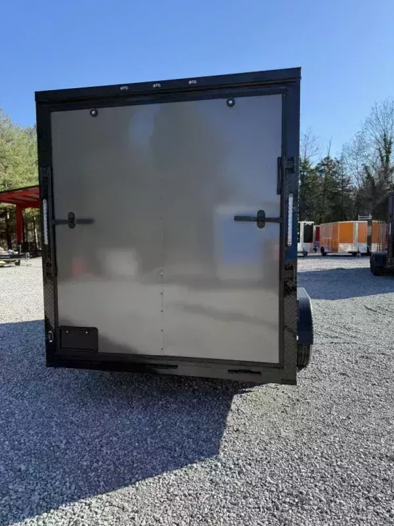 New 2026 Golden Cargo 7x16 TA (7.3 HT) BLACKOUT .80 Polycore Cargo / Enclosed Trailer