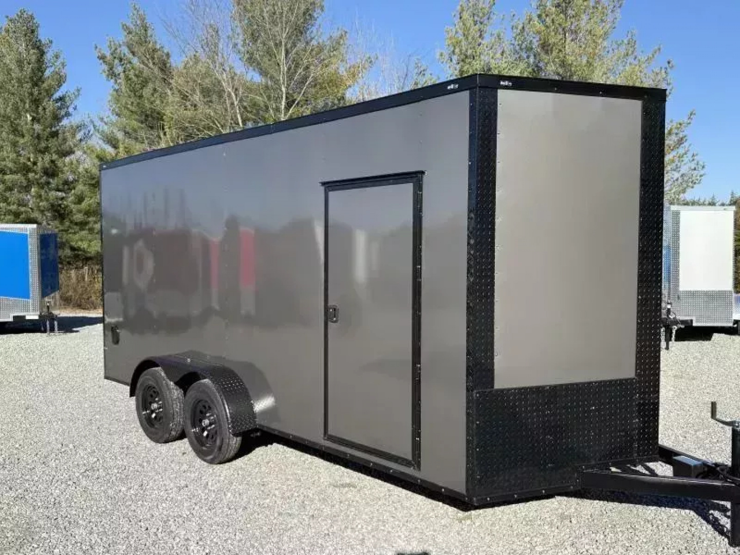 New 2026 Golden Cargo 7x16 TA (7.3 HT) BLACKOUT .80 Polycore Cargo / Enclosed Trailer