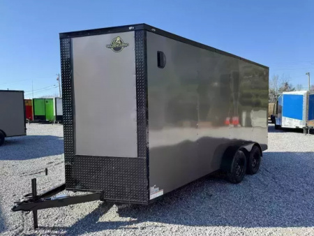 New 2026 Golden Cargo 7x16 TA (7.3 HT) BLACKOUT .80 Polycore Cargo / Enclosed Trailer