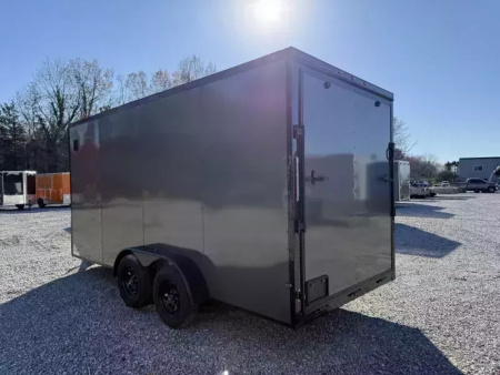 New 2026 Golden Cargo 7x16 TA (7.3 HT) BLACKOUT .80 Polycore Cargo / Enclosed Trailer