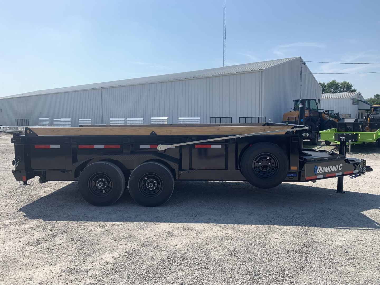 New 2026 Diamond C Trailers LPT207L16X82 (82" X 16') 14.9K Telescopic (Pacesetter Pkg) Dump Trailer