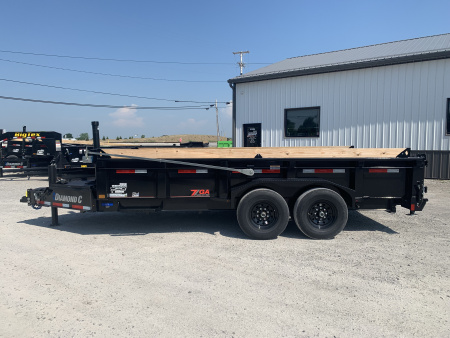 New 2026 Diamond C Trailers LPT207L16X82 (82" X 16') 14.9K Telescopic (Pacesetter Pkg) Dump Trailer