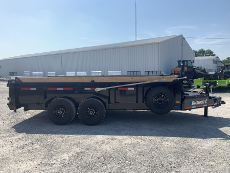 New 2026 Diamond C Trailers LPT207L16X82 (82" X 16') 14.9K Telescopic (Pacesetter Pkg) Dump Trailer