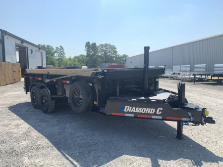 New 2026 Diamond C Trailers LPT207L16X82 (82" X 16') 14.9K Telescopic (Pacesetter Pkg) Dump Trailer